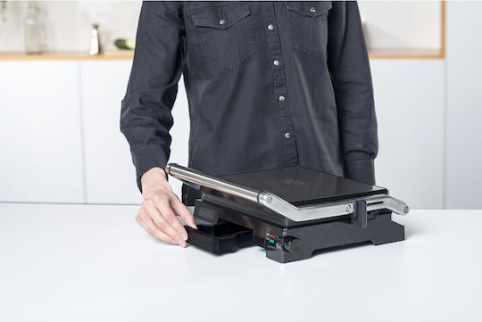 Black & Decker BXGF2200E Sandwich Maker Grill 2200W Black