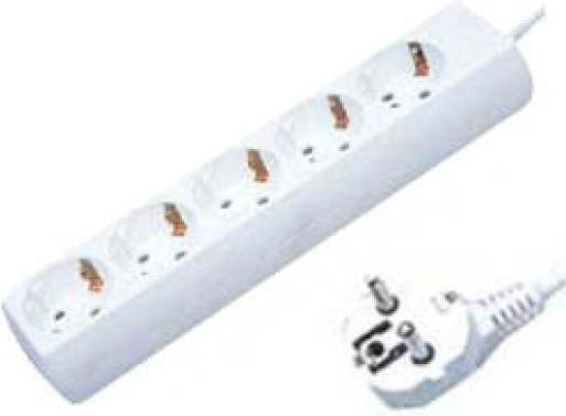 G05 Power Strip 5 Positions with Cable 1.5m 5pcs