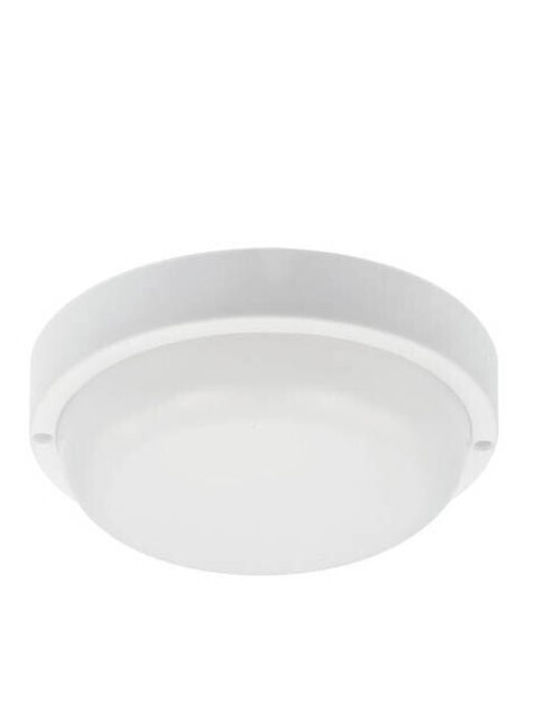 Vito Επιτοίχια Εξωτερική Πλαφονιέρα LED IP65 12W με Φυσικό Λευκό Φως
