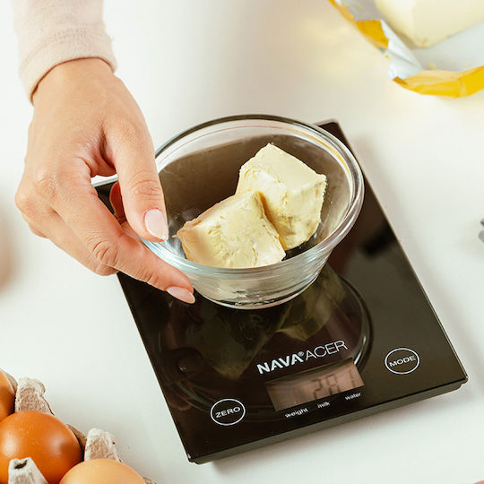 Nava Acer Digital Kitchen Scale Up To 5kg Black