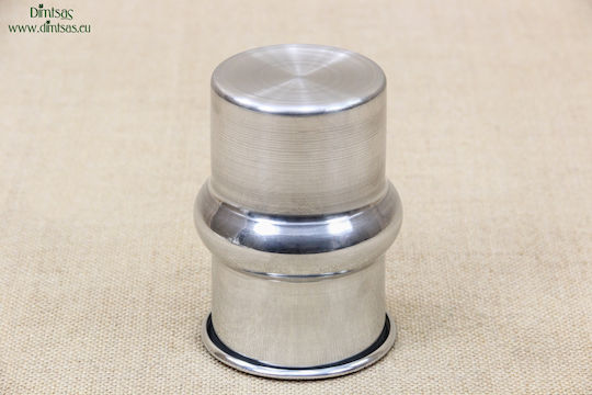 Metallic Napkin Holder Silver 7.2x7.2cm DISM0118