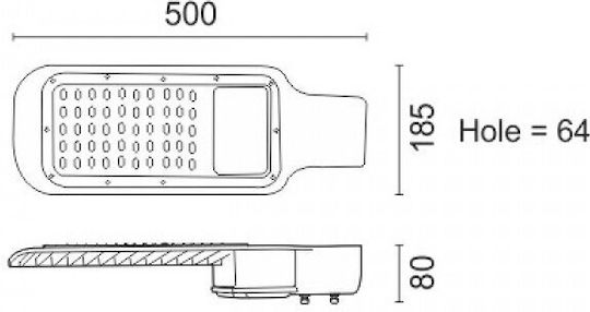 Spot Light Solar Light Road with Cold White Light IP65