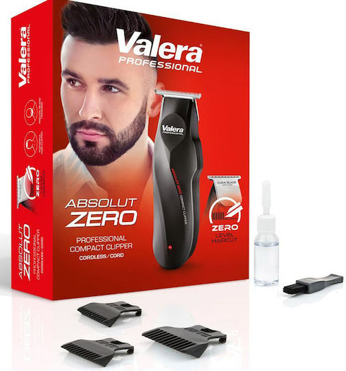 Valera Absolut Zero Rechargeable Hair Clipper Black 228-0074