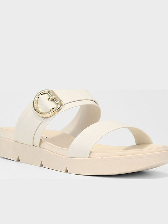 Women's Flat Sandals Anatomic in Beige Color