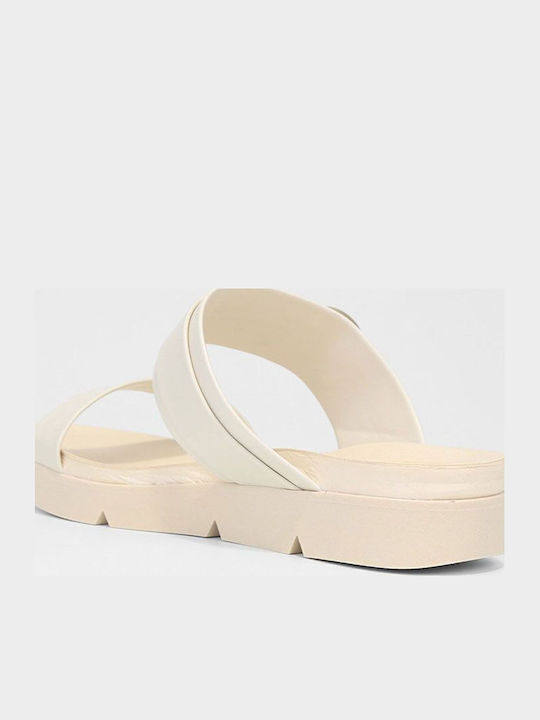 Women's Flat Sandals Anatomic in Beige Color