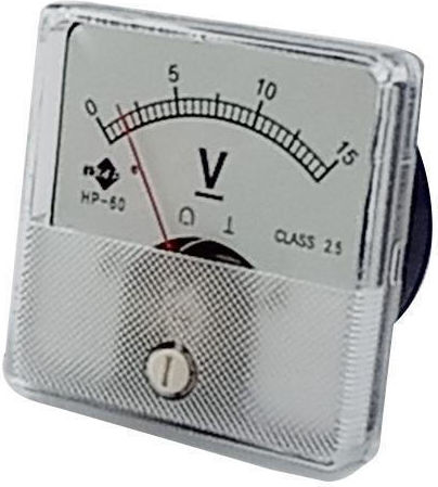KAL Electronics Βολτόμετρο Ηλεκτρολογικού Πίνακα Αναλογικό Μονοφασικό 0311