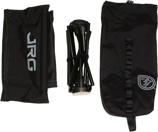 JR Gear Καρέκλα Παραλίας Αλουμινίου Μαύρη