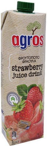 Agros Χυμός Φράουλα 1000ml