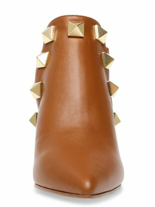 Lotta Leder Stiefeletten Damen Braun