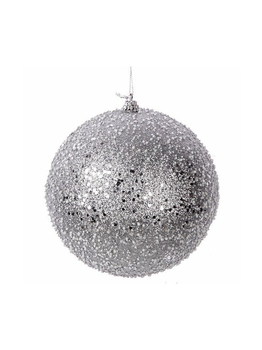 TnS Christmas Ball Ornament Silver 15x15cm