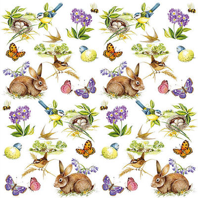 Party Napkins Easter Feeling 33x33cm. 20pcs