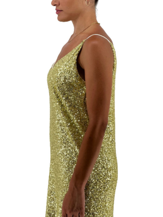 Sommer Mini Abendkleid Gelb