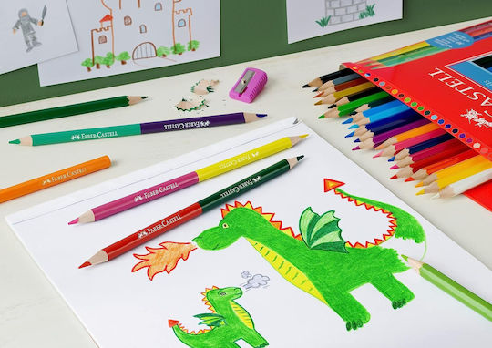Faber-Castell Buntstifte Ξυλομπογιές Σετ 24 χρώματα