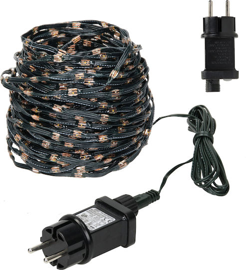 800 Lichterketten LED 24m. Warmes Weiß in Zeichenfolge 1Stück