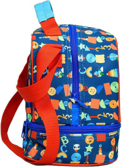 Fisher Price Airplane School Insulated Shoulder Lunch Bag 4.5lt Multicolour 20 x 15 x 21cm