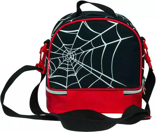 Gim Spiderman Schwarze Stadt Schulische Isolierte Lunch-Tasche 4,5l Schwarze Spiderman 20x15x21cm