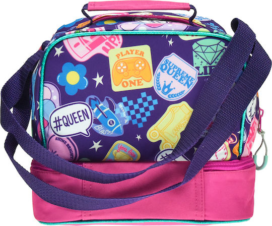 Gim Lol Surprise School Shoulder Lunch Bag 4.5lt Pink 20 x 15 x 21cm