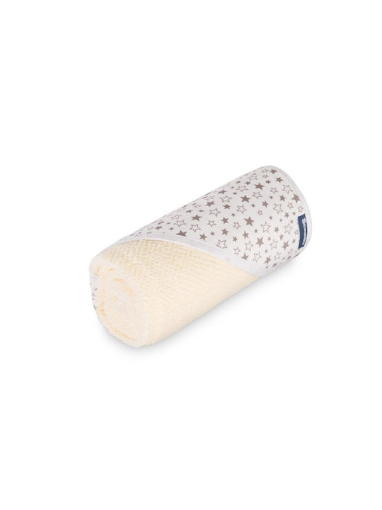 Sensillo Baby Bath Towel Hooded Ecru 100x100cm