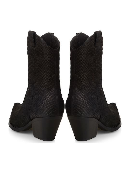 Defence Damen Cowboy-Stiefeletten Schwarz