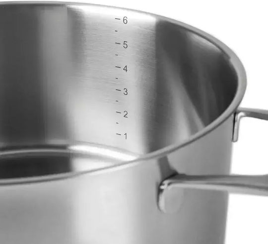 Lacor Foodie Inoxidabilă Aparat de gătit sub presiune Cu Capacitatea 8lt cu Diametru 26cm.