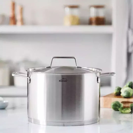 Lacor Foodie Inoxidabilă Aparat de gătit sub presiune Cu Capacitatea 2lt cu Diametru 18cm.