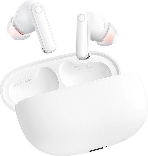 Baseus Bowie MZ10 In-ear Bluetooth Handsfree Căști cu Carcasă de Încărcare Alb