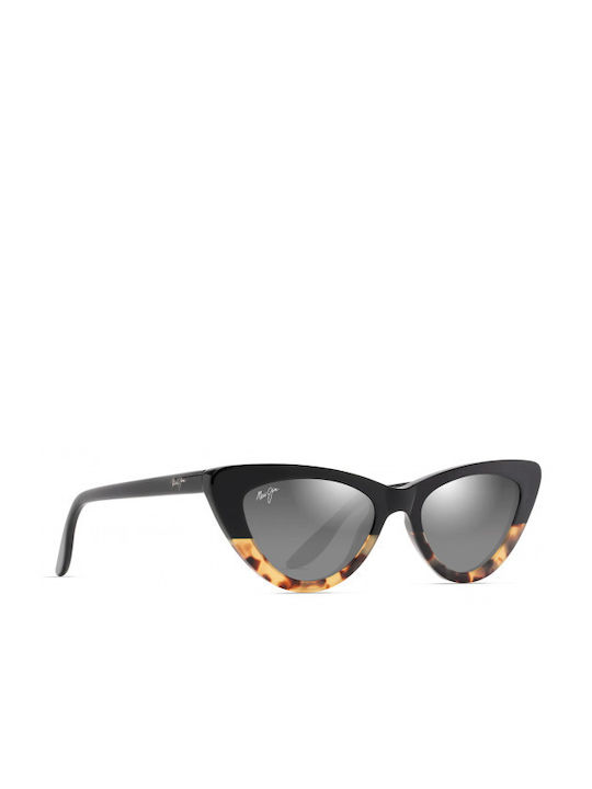 Maui Jim Lychee Femei Ochelari de soare cu Multicolor Din plastic Rame și Gri Polarizate Lentilă GS891-02