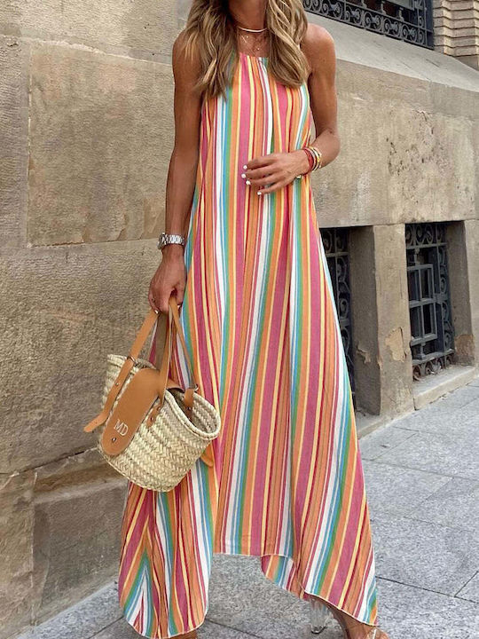 Amely Summer Maxi Dress Striped