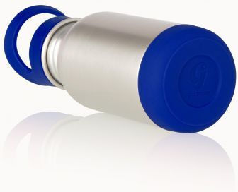 Gaspajoe Loopy Foxes Παιδικό Παγούρι Σιλικόνης Non Spill Μπλε 400ml