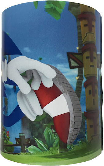 Gim Sonic Kids Stationery Set with Pencil, Sharpener, Eraser, Pen, Ruler and Pencil Holder 6pcs
