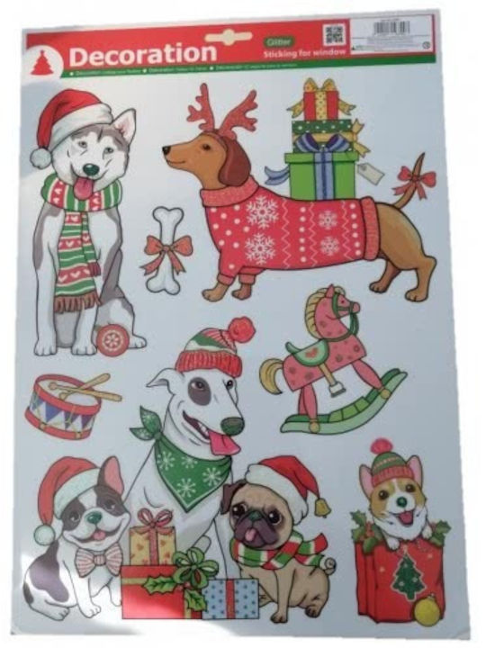 Fun World Crăciun Autocolante 29x41cm. (desene și modele diverse)