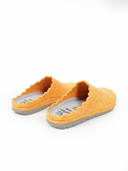 Fild Anatomic Anatomic Leather Women's Slippers FILD Yellow