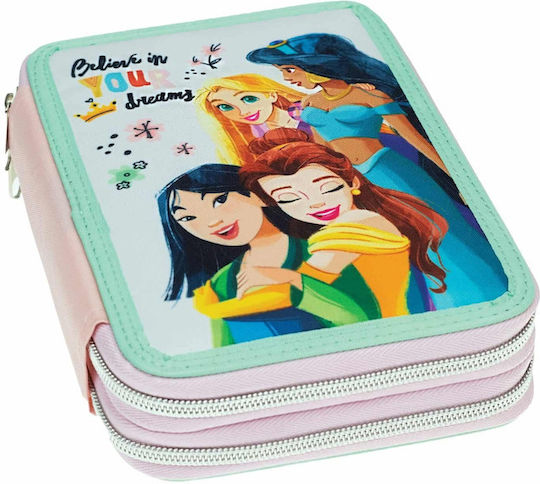 Gim Princess Summer Fun Pencil Case Full with 2 Compartments Multicolored