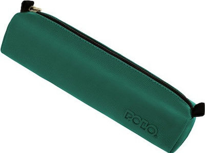 Polo Pencil Case Barrel with 1 Compartment Green