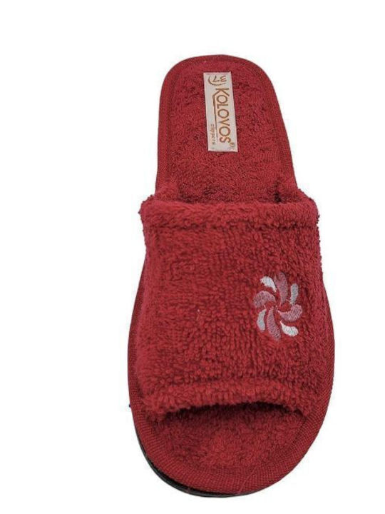 Terry Winter Women's Slippers Burgundy