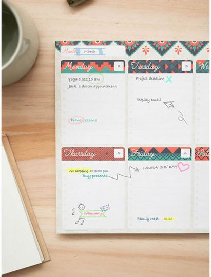 Grupo Erik Frida Kahlo Weekly Planner 21x29cm