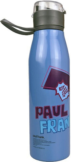 Paul Frank Kids Water Bottle Stainless Steel Silver 600ml