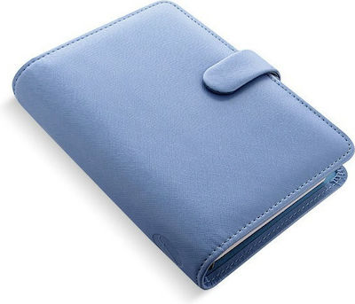 Filofax Saffiano Personal Wöchentlich Veranstalter Blau Leder 18.8x18.8cm