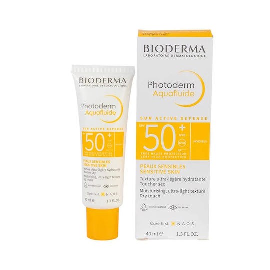 Biodrerma Photoderm Aquafluide SPF50+ Face Sunscreen Cream for Normal/Combination Skin