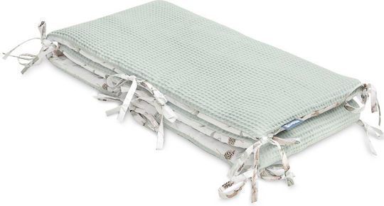 Sensillo Crib Bumpers Classic Inside Green 30x180cm