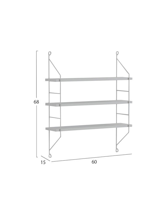 Shelf Wall Achala White 60x15x68cm