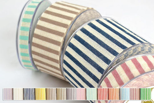 Kappa Decor material textil Panglică Cu dungi Roșu 9metri cu lățime 12mm