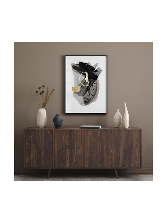 Walls Αφίσα Gold Black Abstract