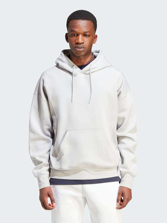 Adventure Herren Sweatshirt Jacke mit Kapuze Beige