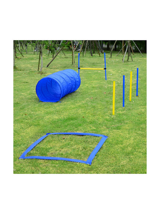 Pawhut Agility Set Εκπαιδευτικό Παιχνίδι Σκύλου Μπλε