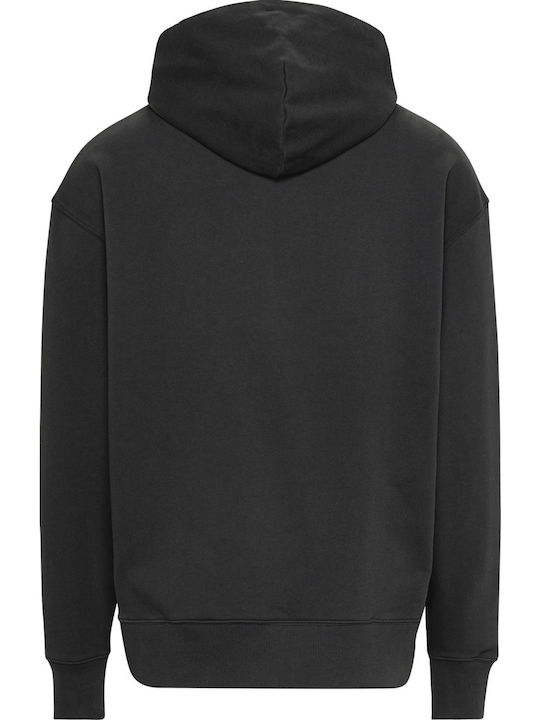 Tommy Hilfiger Herren Sweatshirt mit Kapuze Schwarz