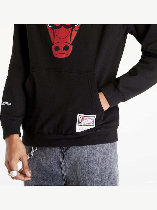 Chicago Bulls Sweatshirt with Hood Black