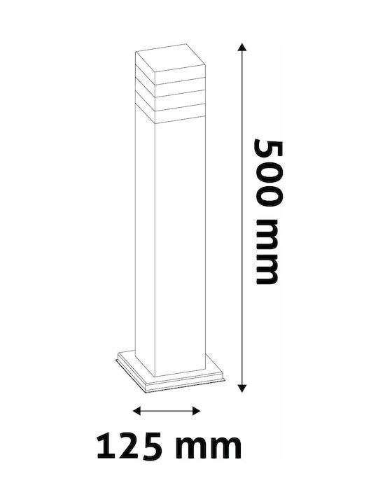 Avide AOLPL-JL-NW-AN Outdoor Floor Lamp LED Small Post 2W with Natural White Light IP44 Gray