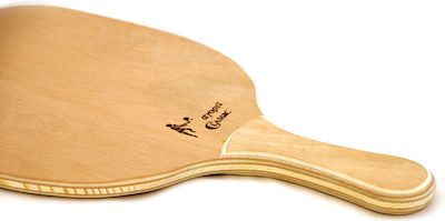 "το αγόρι" Classic Strandracket Gelbe 370gr mit Geradem Griff Gelbe