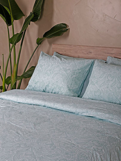 Sunshine Cotton Feelings 2040 Σετ King Size 4τμχ 260x270εκ. Aqua Sunshine Cotton Feelings 2040 Σετ King Size 4τμχ 260x270εκ. Aqua